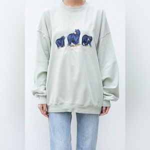 John Galt Erica Yosemite Sierra Nevada Crew Neck Sweatshirt
